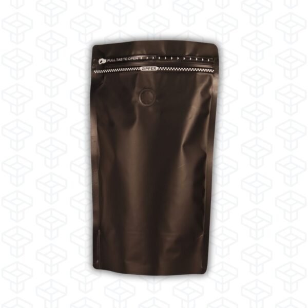 Bolsas para Café tipo Stand-Up con Válvula y Zipper | Negro | 50 bolsas por pack