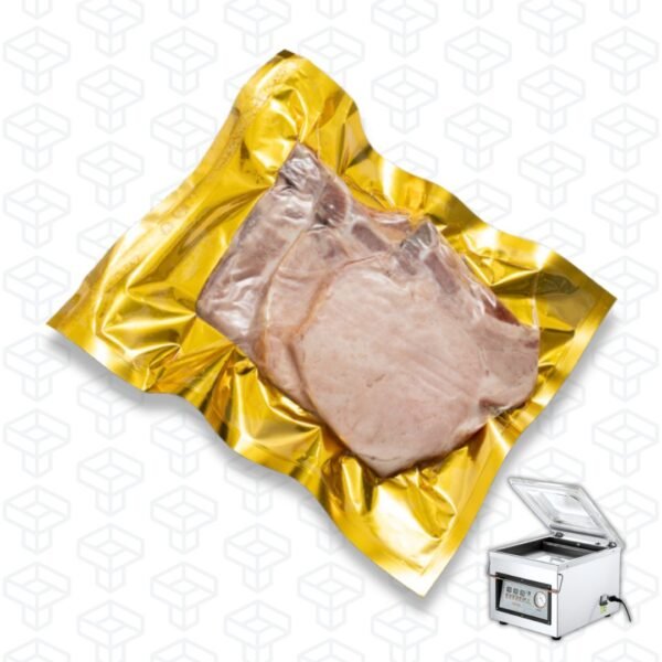 Bolsas al Vacío Lisas 70 micras Fondo Dorado