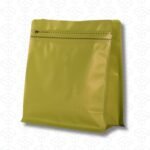 Bolsas para Café Fondo Plano con Válvula y Zipper | Verde | 50 bolsas x pack